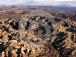 Rock Formations in Desert