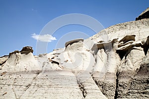 Rock formations in desert