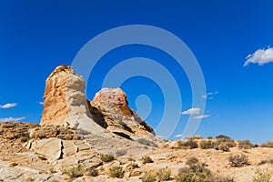 Rock Formations in desert