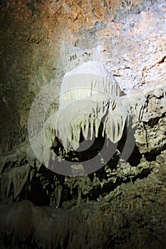 Rock formations in Harrisons cave