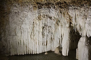 Rock formations in Harrisons cave
