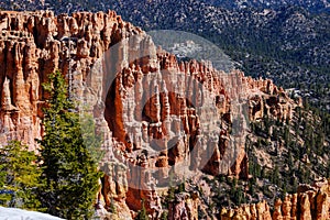 Rock formations and hoodoo’s in Bryce Canyon National Park