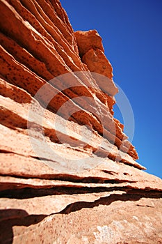 Rock formations at Horseshoe Bend