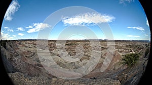 Rock formations at Ischigualasto Provincial Park