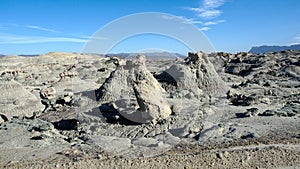 Rock formations at Ischigualasto Provincial Park