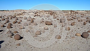 Rock formations at Ischigualasto Provincial Park