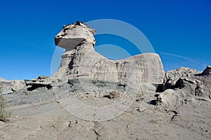 Rock formations at Ischigualasto Provincial Park