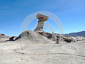 Rock formations at Ischigualasto Provincial Park