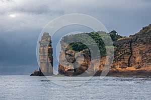 Rock Formations at the Islet of Vila Franca do Campo