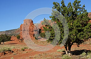 Rock formations, Jemez Pueblo photo