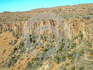 Rock formations in the Karoo National Park, South Africa.
