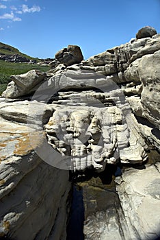 Rock formations landscape