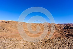 Rock formations and landscape, in Timna desert park