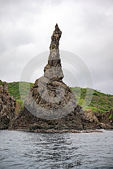 Rock formations Oki Islands, Shimane, Japan, Unesco Global Geopark, Sea of Japan