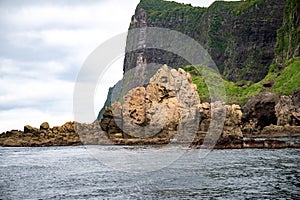 Rock formations Oki Islands, Shimane, Japan, Unesco Global Geopark, Sea of Japan