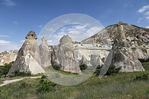 Rock Formations in Pasabag Monks Valley, Cappadocia