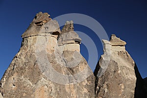 Rock Formations in Pasabag Monks Valley, Cappadocia, Nevsehir, Turkey