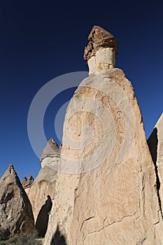 Rock Formations in Pasabag Monks Valley, Cappadocia, Nevsehir, Turkey