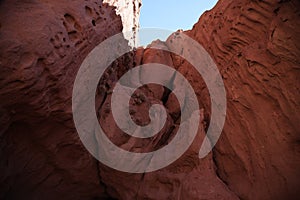 The rock formations of the Quebrada De Las Conchas, Argentina