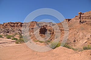 The rock formations of the Quebrada De Las Conchas, Argentina