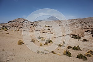 rock formations, Salar de Tara Natural Reserve, San Pedro de Atacama, Chile
