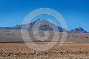 Rock formations at Salar de Uyuni, Bolivia