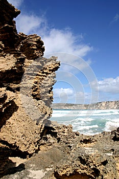 Rock formations and sky in South Australia