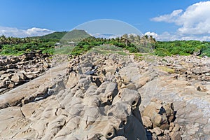 Rock formations at small Yeliu