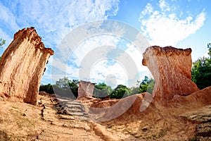 Rock formations in Thailand