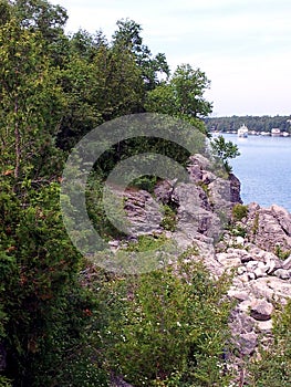 Rock Formations in Tobermory, Ontario