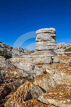 Rock formations of Torcal de Antequera