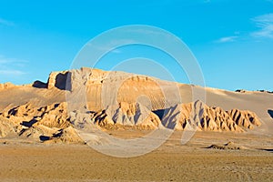 Rock formations at Valle de la Luna