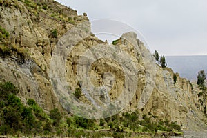 Rock formations Valle de las Animas near La Paz in Bolivia