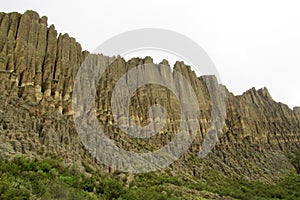 Rock formations Valle de las Animas near La Paz in Bolivia