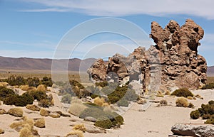 Rock formations at Valle de las Rocas