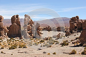 Rock formations at Valle de las Rocas photo