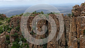 Rock formations in Valley of Desolation, Camdeboo National Park, South Africa