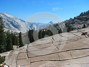 Rock formations in Yosemite National Park, Califor