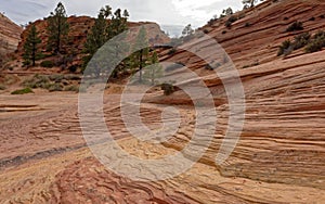 Rock formations of Zion National Park, Utah