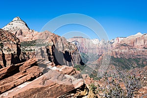 Rock formations at Zion National park - Utah, USA