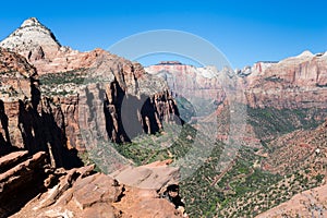 Rock formations at Zion National park - Utah, USA