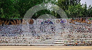 Rock garden situated at Chandigarh, India