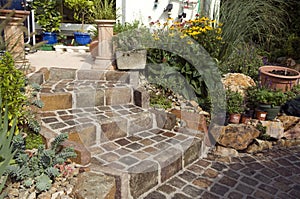 Rock garden, under construction