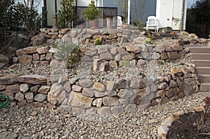 Rock garden, under construction