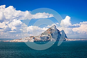 The Rock of Gibraltar,  a British Overseas