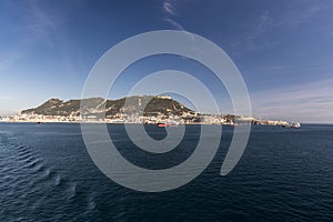 The Rock of Gibraltar from Queen Elizabeth