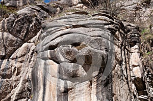 Rock in Grigorevsky gorge