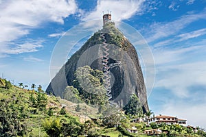 Rock of Guatape, Piedra de Penol, Colombia photo