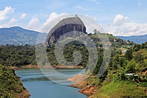 Rock of Guatape, Piedra De Penol, near Medellin, Colombia