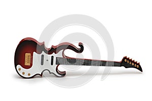 Rock guitar isolated